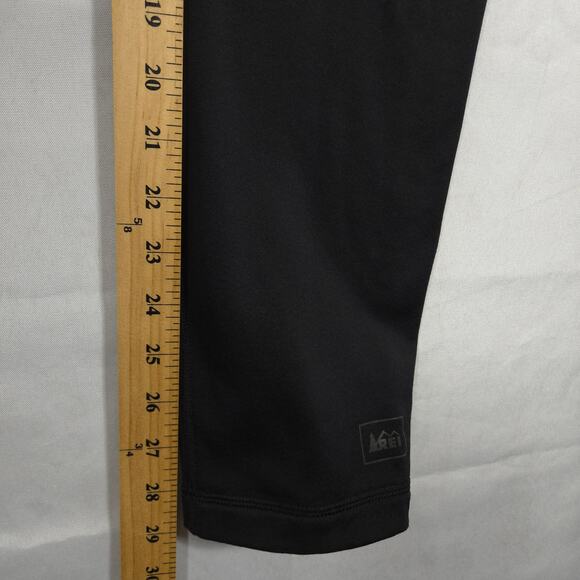 REI Tights Mens Small Black Winterflyte Breathable Moisture Wicking UPF Stretch - Picture 12 of 15
